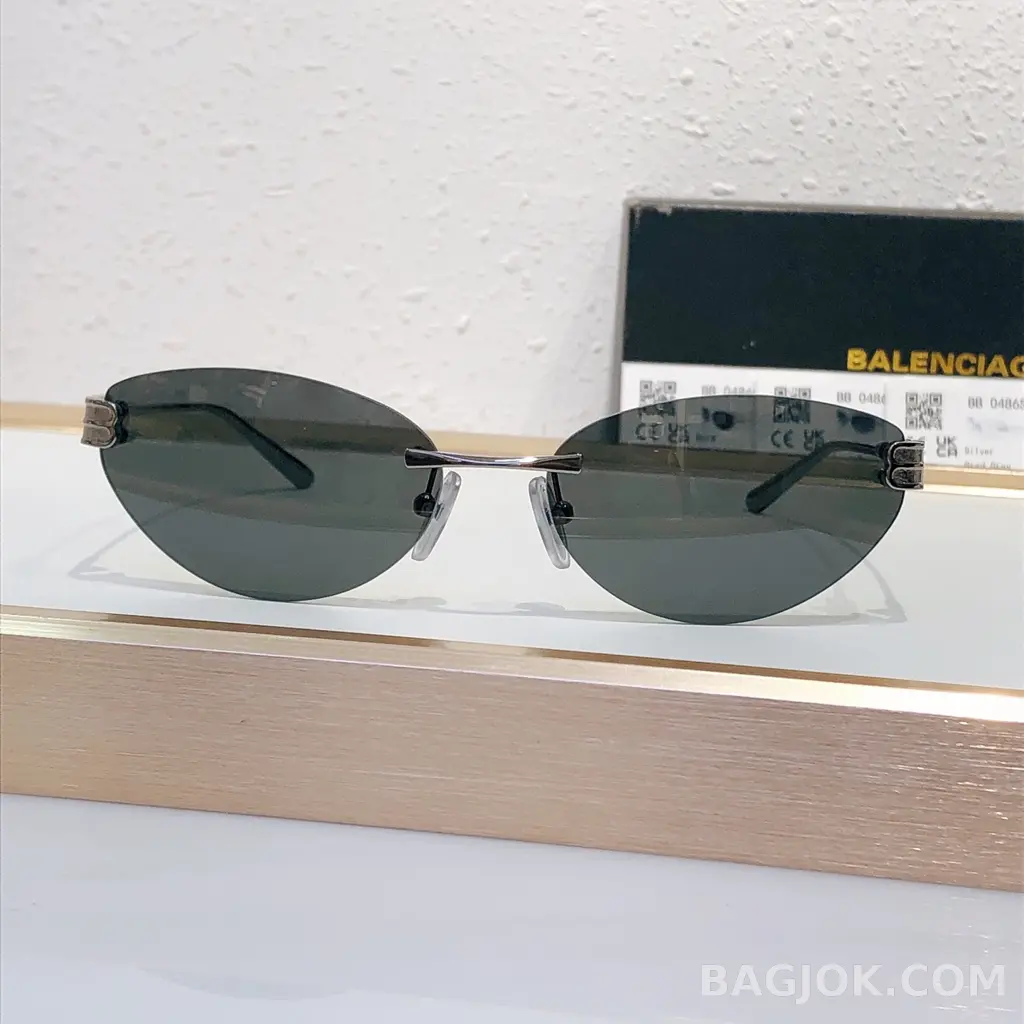 발렌시아가 Balenciaga BB0486S Rimless Sunglasses 상세 이미지