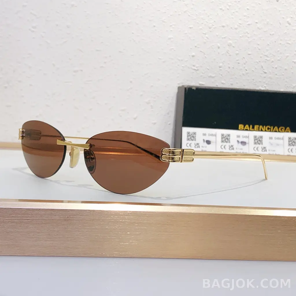 발렌시아가 Balenciaga BB0486S Rimless Sunglasses 상세 이미지