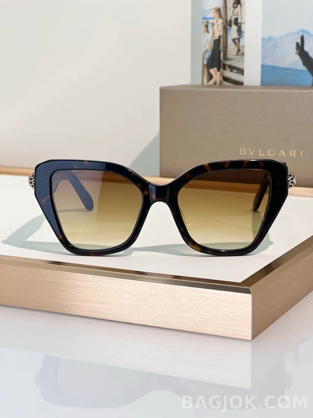 불가리 Bvlgari Serpenti BV40033I 캣아이 Sunglasses 상세 이미지