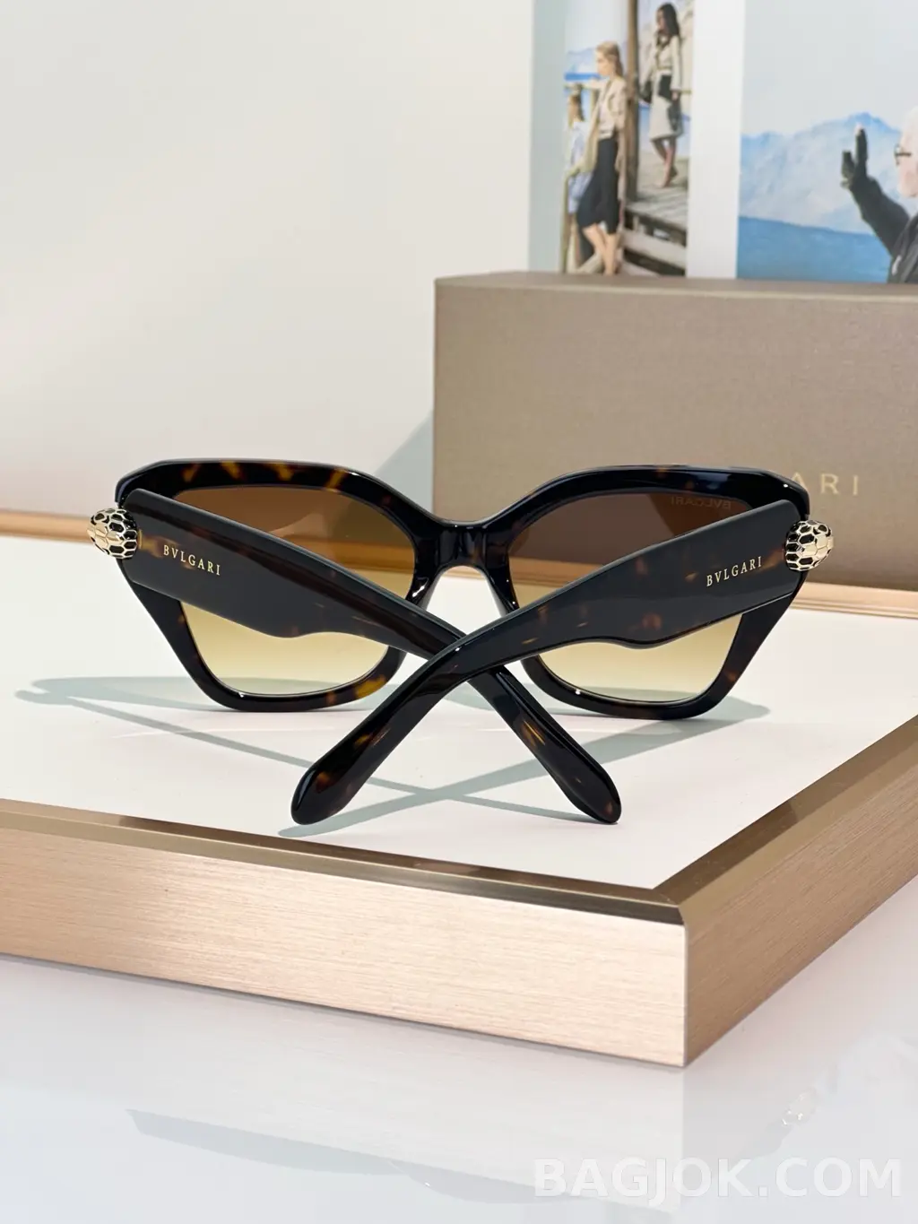 불가리 Bvlgari Serpenti BV40033I 캣아이 Sunglasses 상세 이미지