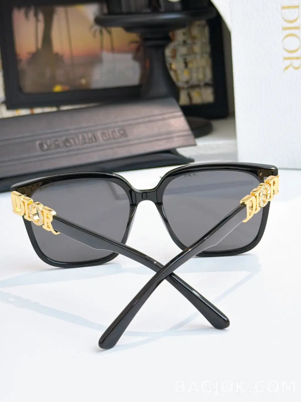 디올 Dior 8604 오버사이즈 스퀘어 Sunglasses 상세 이미지