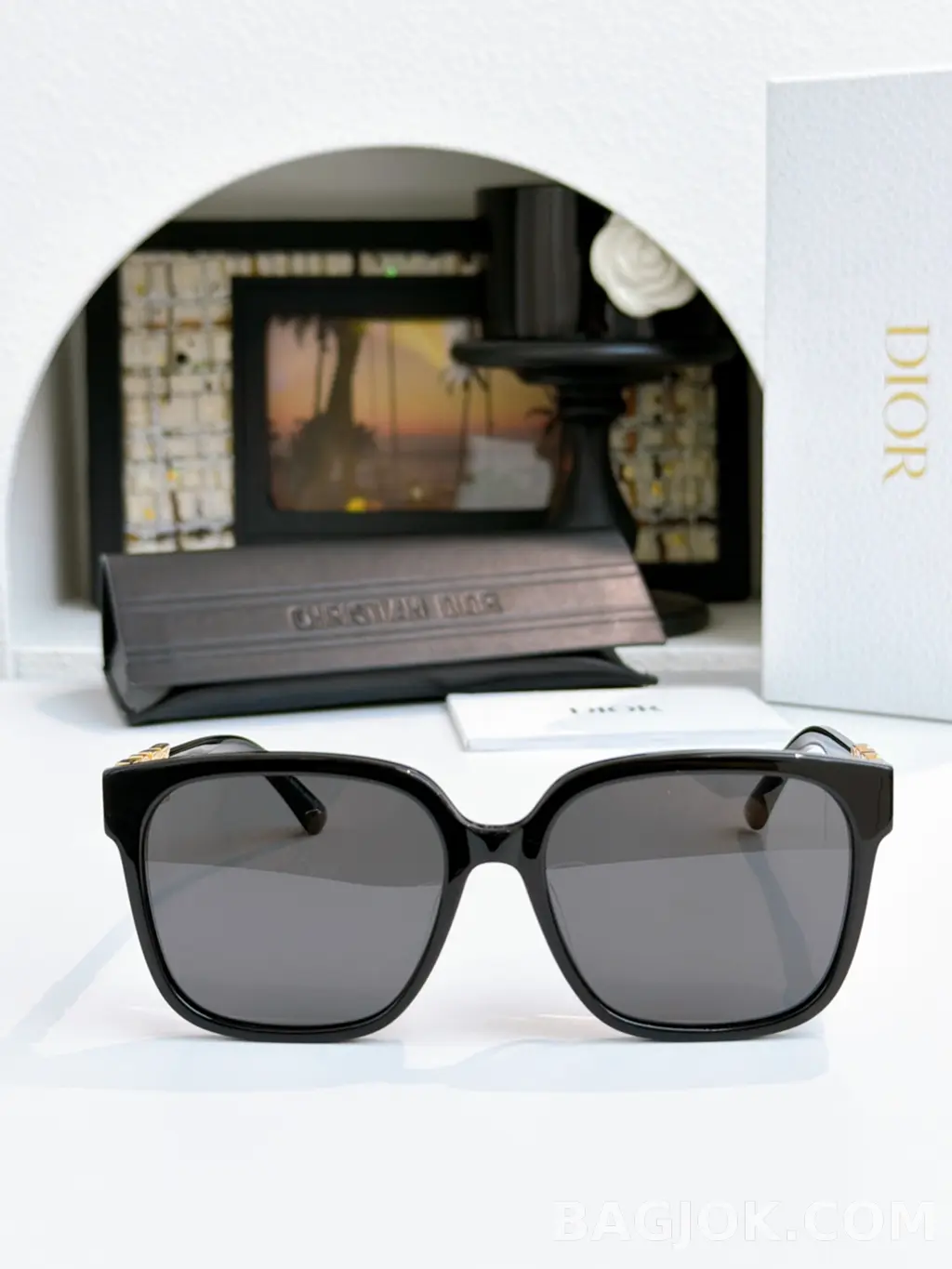 디올 Dior 8604 오버사이즈 스퀘어 Sunglasses 상세 이미지