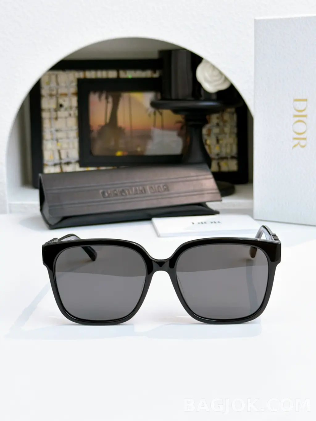 디올 Dior 8604 오버사이즈 스퀘어 Sunglasses 상세 이미지