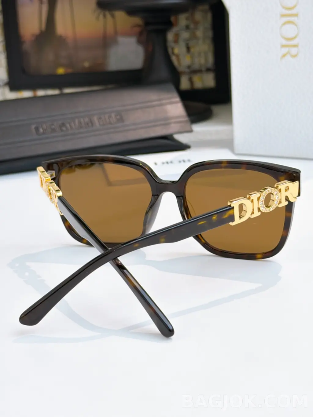 디올 Dior 8604 오버사이즈 스퀘어 Sunglasses 상세 이미지