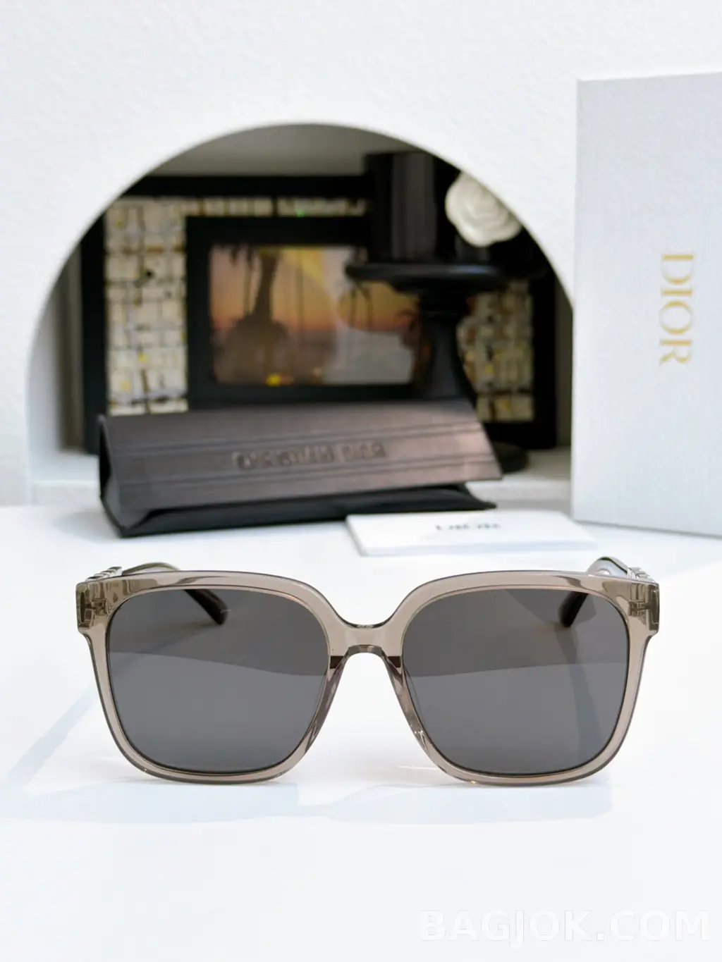 디올 Dior 8604 오버사이즈 스퀘어 Sunglasses 상세 이미지