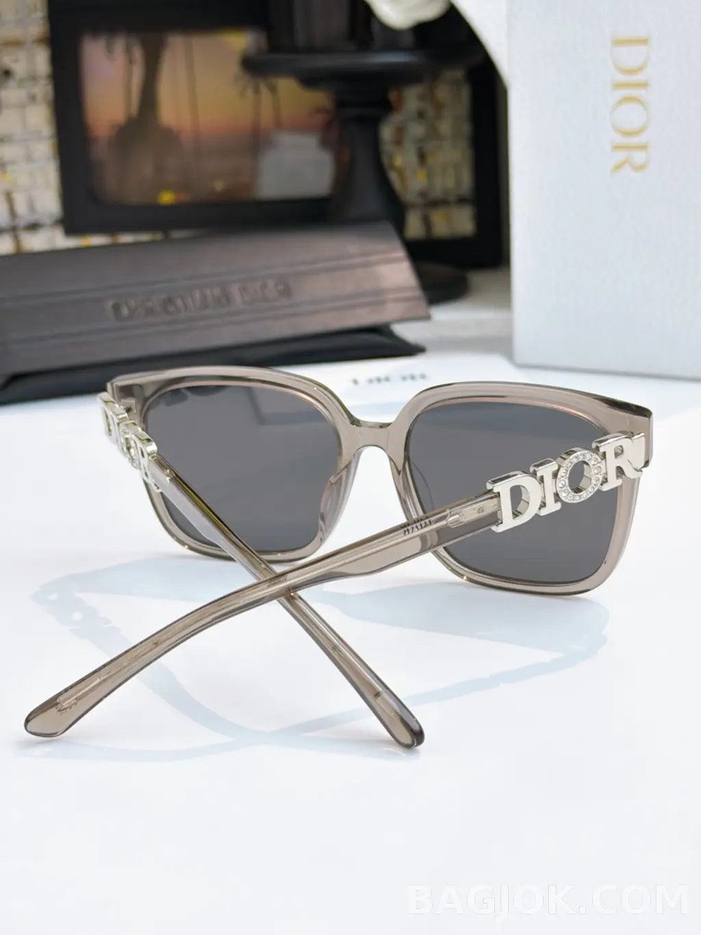 디올 Dior 8604 오버사이즈 스퀘어 Sunglasses 상세 이미지