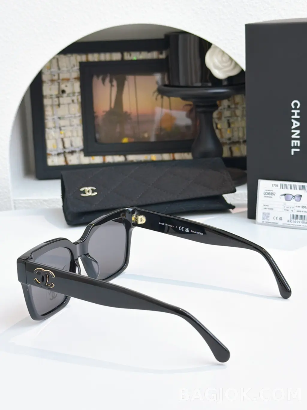 샤넬 Chanel CH5557 오버사이즈 스퀘어 Sunglasses 상세 이미지