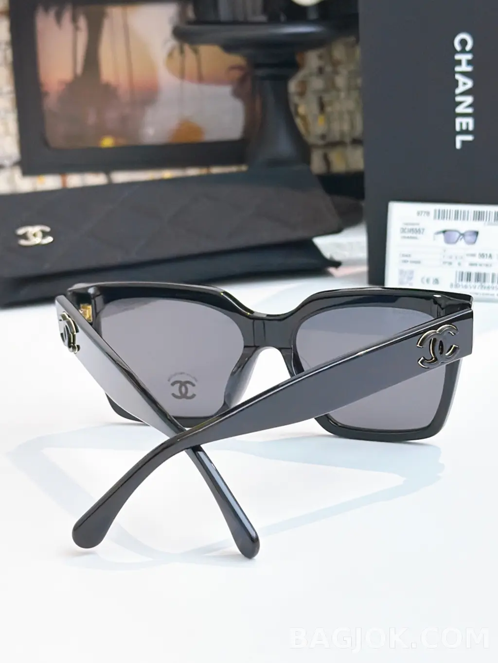 샤넬 Chanel CH5557 오버사이즈 스퀘어 Sunglasses 상세 이미지