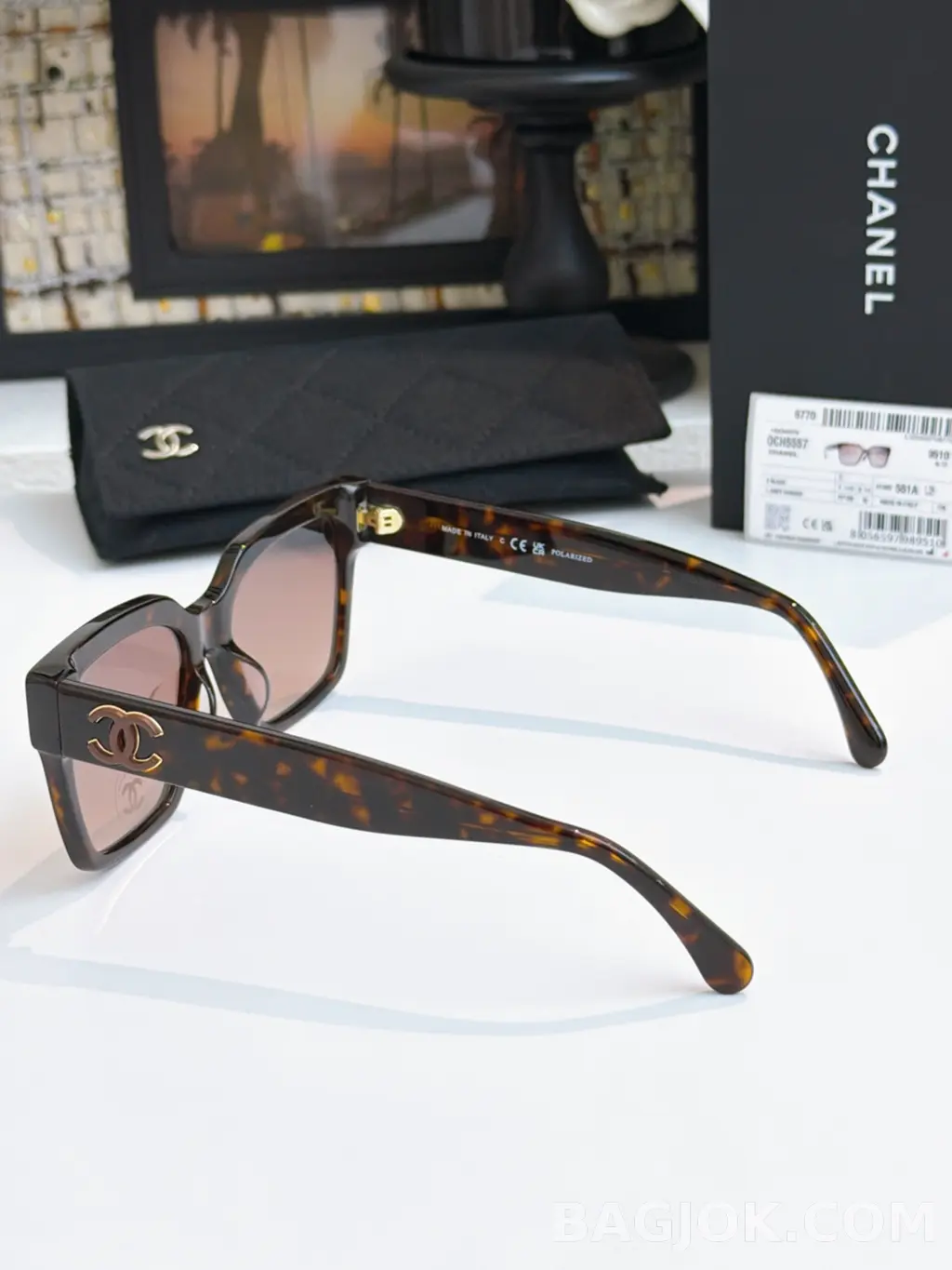 샤넬 Chanel CH5557 오버사이즈 스퀘어 Sunglasses 상세 이미지