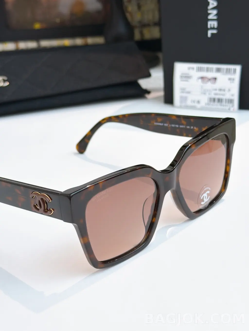 샤넬 Chanel CH5557 오버사이즈 스퀘어 Sunglasses 상세 이미지