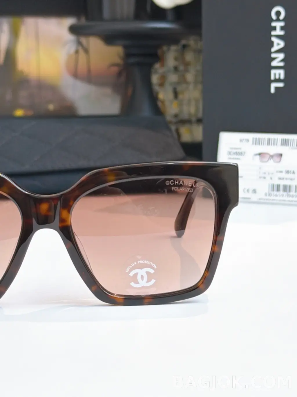 샤넬 Chanel CH5557 오버사이즈 스퀘어 Sunglasses 상세 이미지
