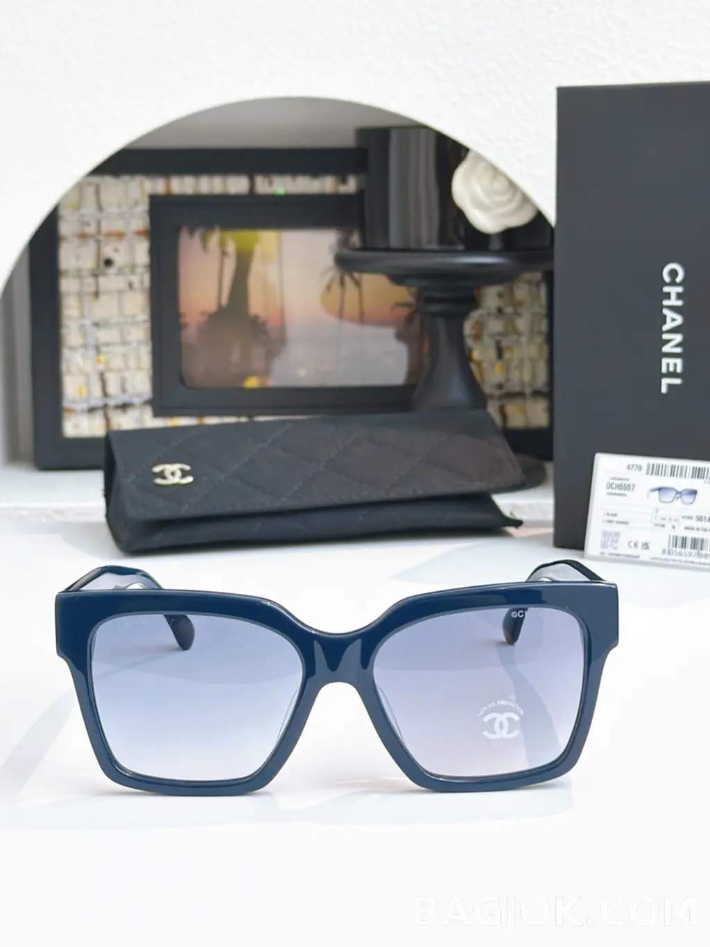 샤넬 Chanel CH5557 오버사이즈 스퀘어 Sunglasses 상세 이미지