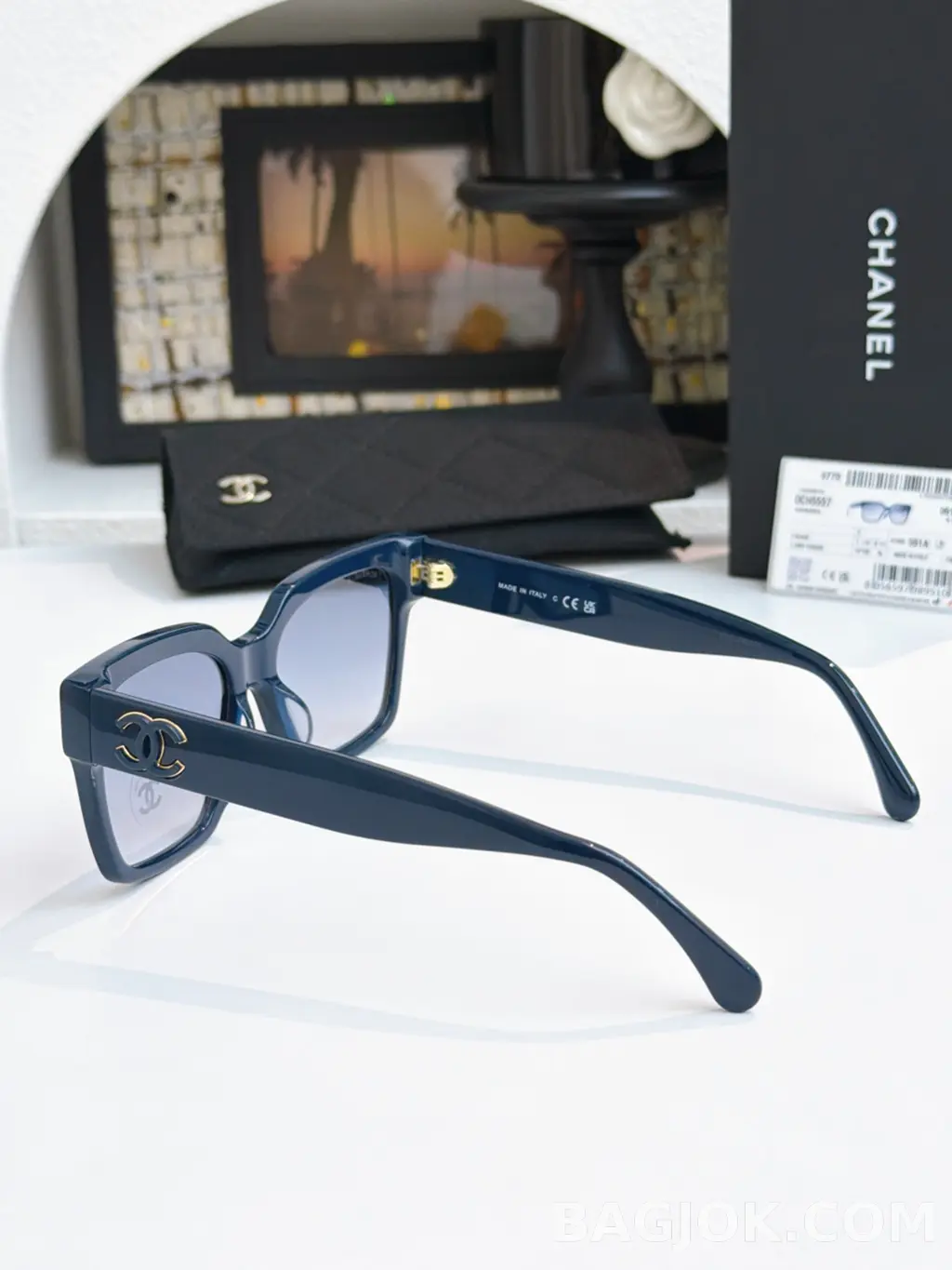샤넬 Chanel CH5557 오버사이즈 스퀘어 Sunglasses 상세 이미지