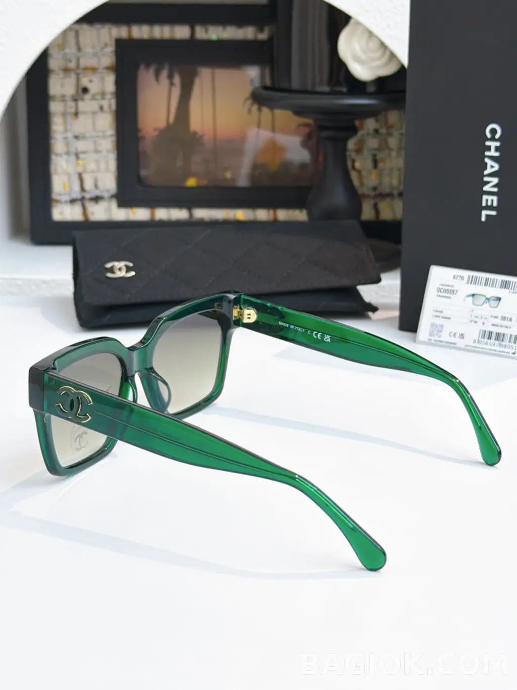 샤넬 Chanel CH5557 오버사이즈 스퀘어 Sunglasses 상세 이미지