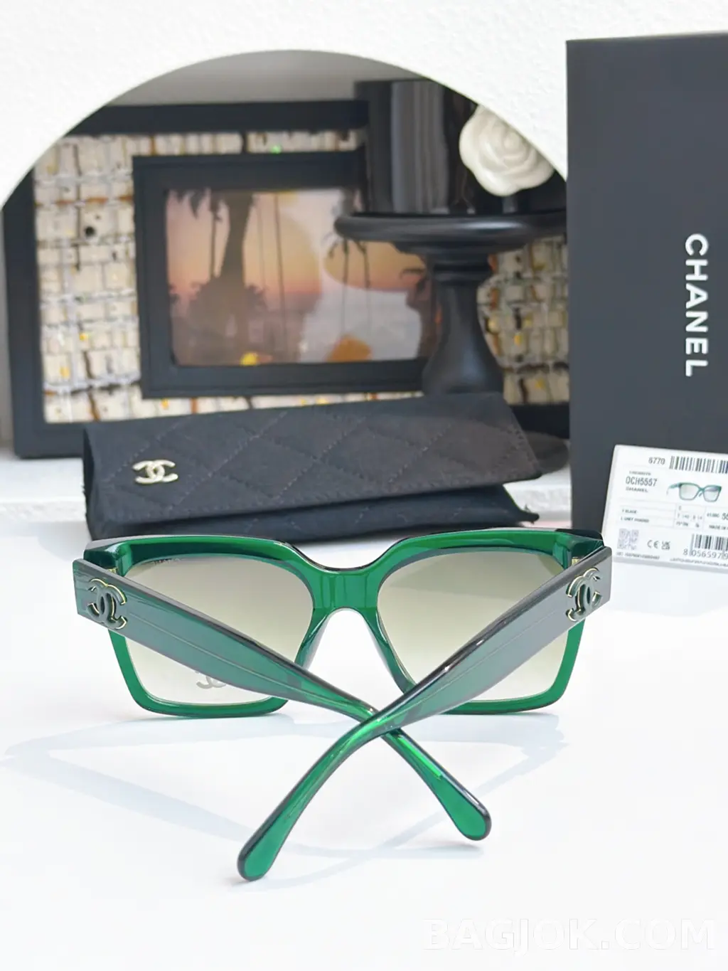 샤넬 Chanel CH5557 오버사이즈 스퀘어 Sunglasses 상세 이미지