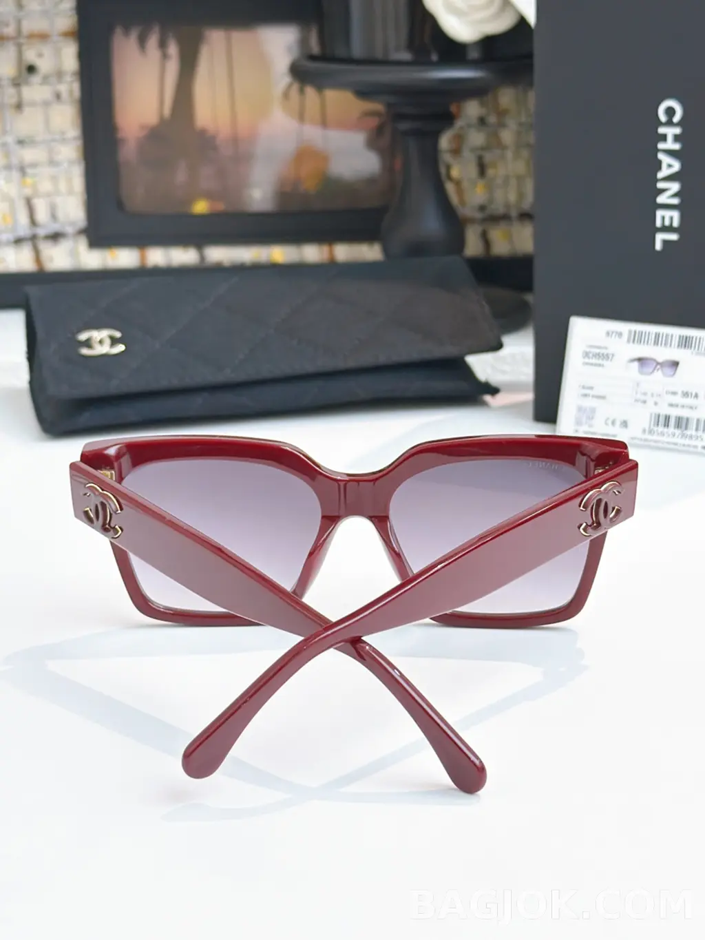 샤넬 Chanel CH5557 오버사이즈 스퀘어 Sunglasses 상세 이미지