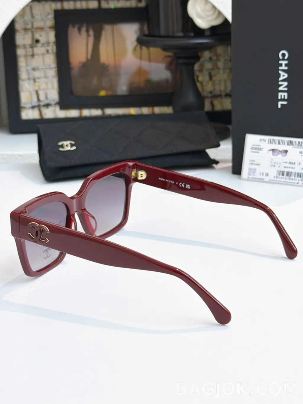 샤넬 Chanel CH5557 오버사이즈 스퀘어 Sunglasses 상세 이미지