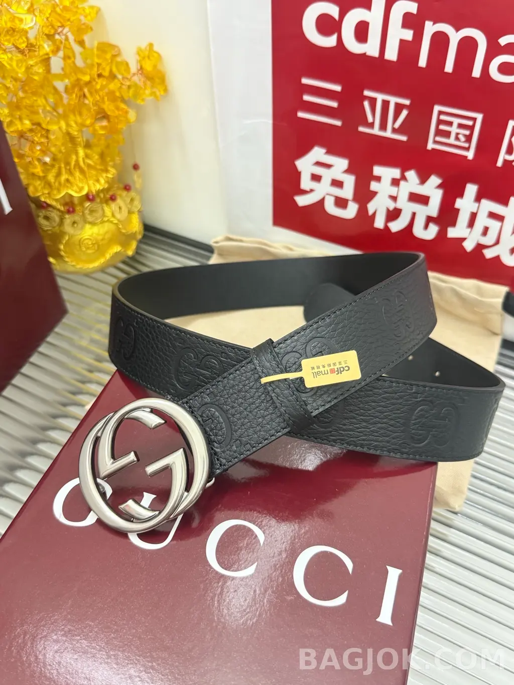 구찌 구찌 G 버클 리버서블 벨트 4cm 상세 이미지