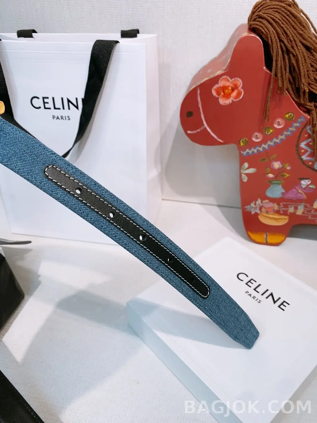 셀린느 셀린느 메종 벨트 금장 2.5cm 금장 상세 이미지