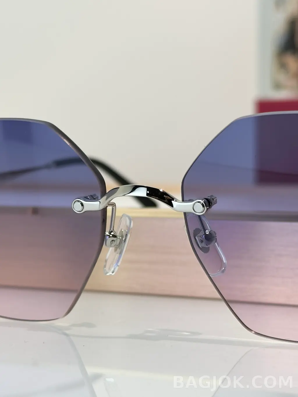 까르띠에 Cartier CT0593O Rimless Sunglasses 상세 이미지