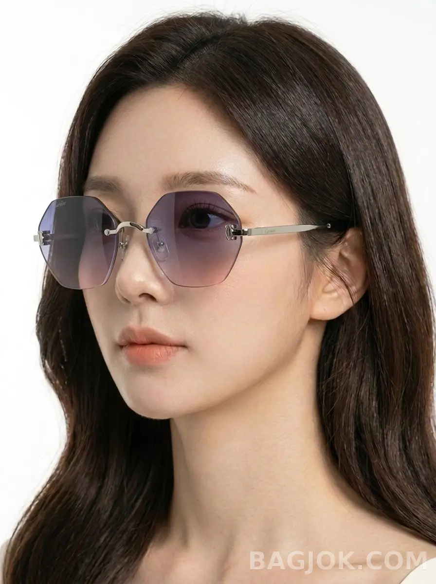 Cartier CT0593O Rimless Sunglasses_대표이미지