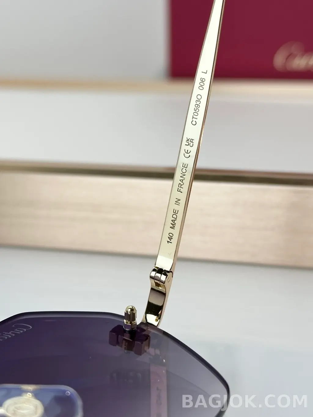 까르띠에 Cartier CT0593O Rimless Sunglasses 상세 이미지