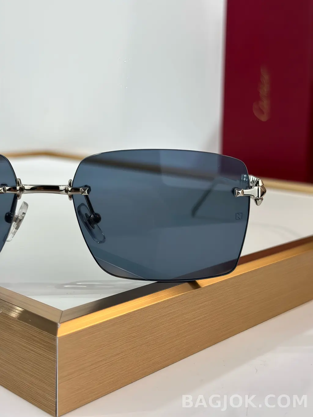 까르띠에 Cartier CT0545S 스파이크 Rimless Sunglasses 상세 이미지