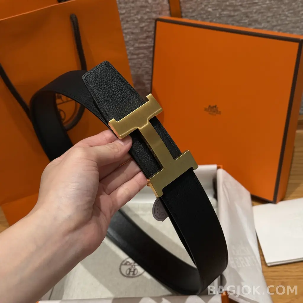 에르메스 에르메스 클래식 리버서블 벨트 금장 상세 이미지