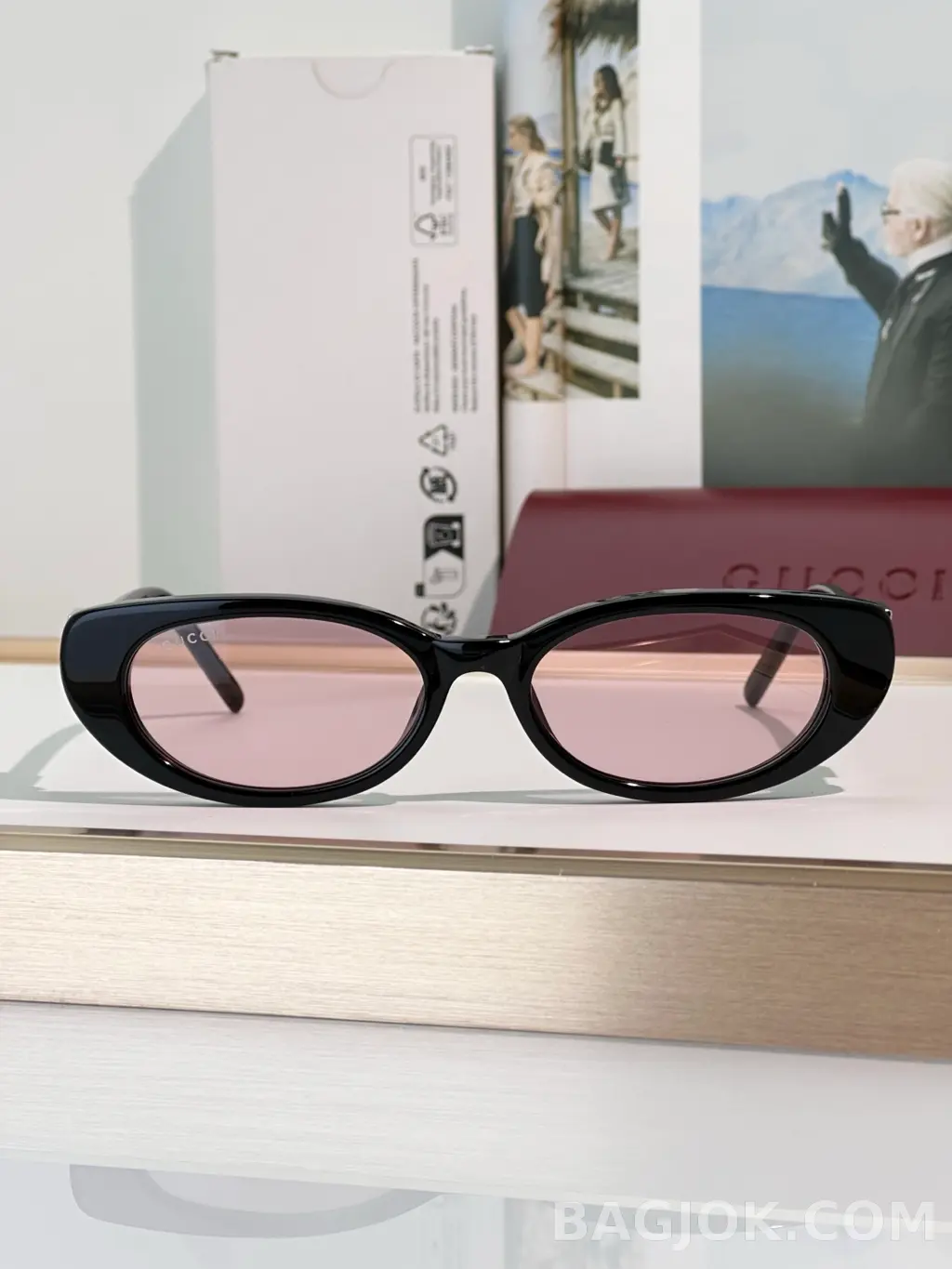 구찌 GUCCI GG1680SA 오벌 캣아이 Sunglasses 상세 이미지