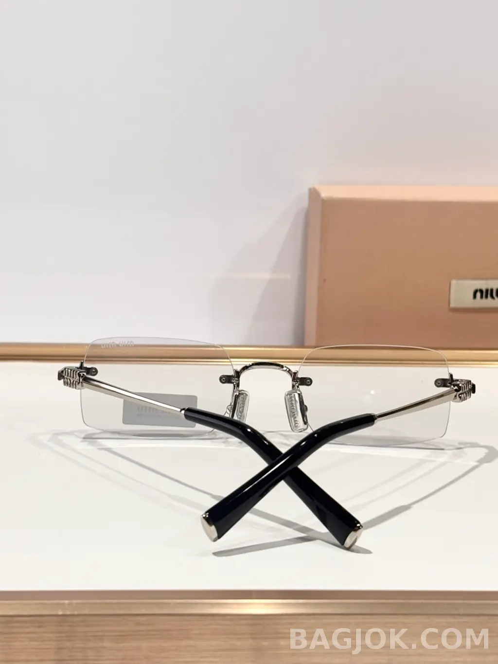 미우미우 MiuMiu SMUB50S Rimless 안경 상세 이미지