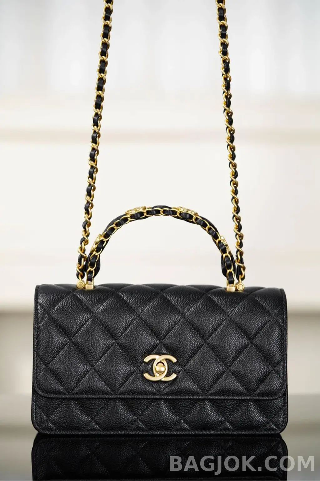 샤넬 CHANEL 25B 클래식 탑핸들 체인백 상세 이미지