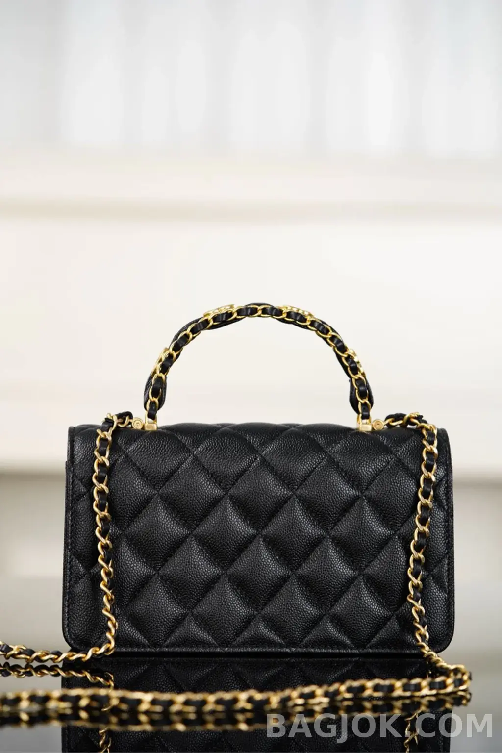 샤넬 CHANEL 25B 클래식 탑핸들 체인백 상세 이미지