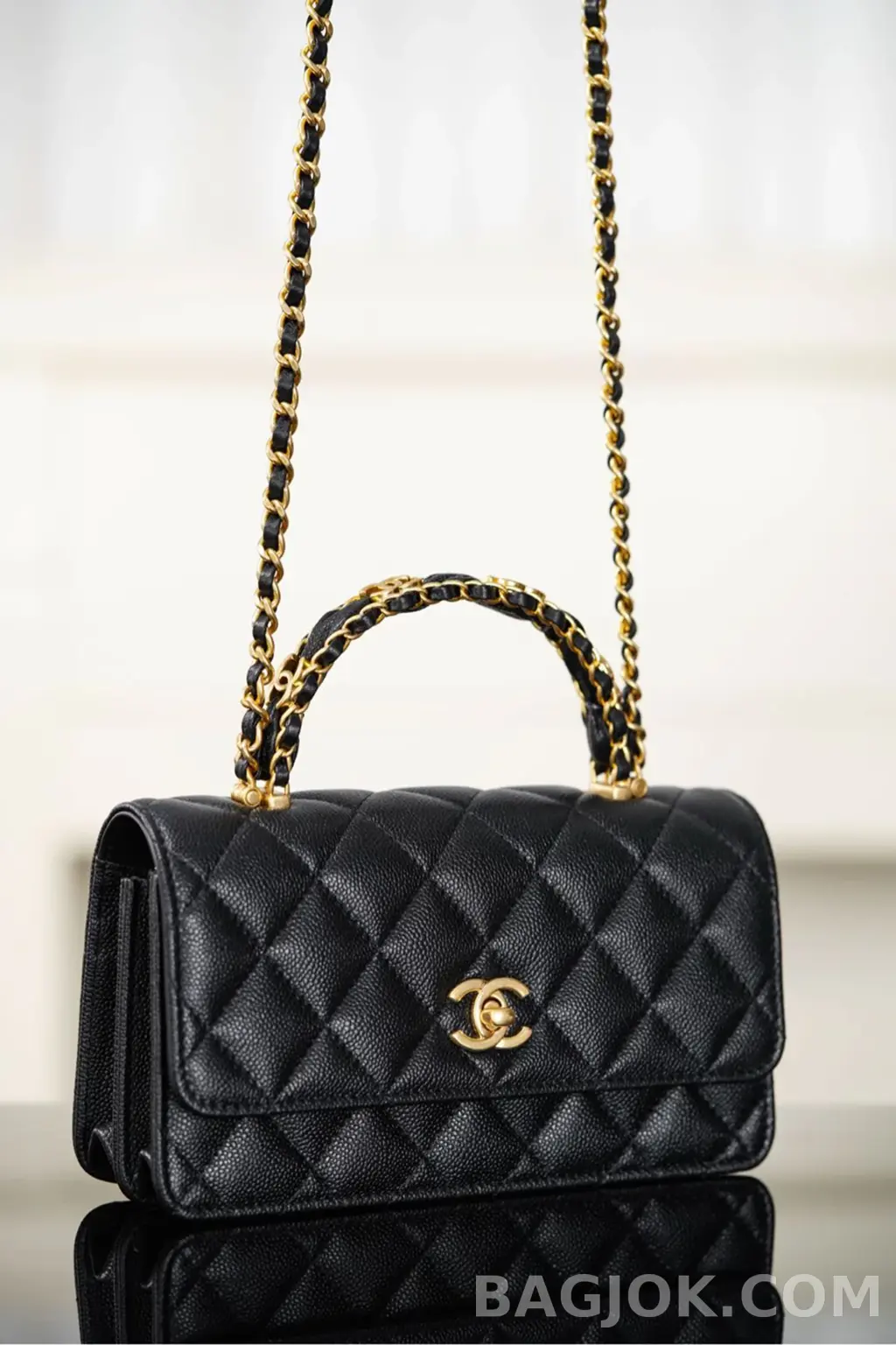 샤넬 CHANEL 25B 클래식 탑핸들 체인백 상세 이미지