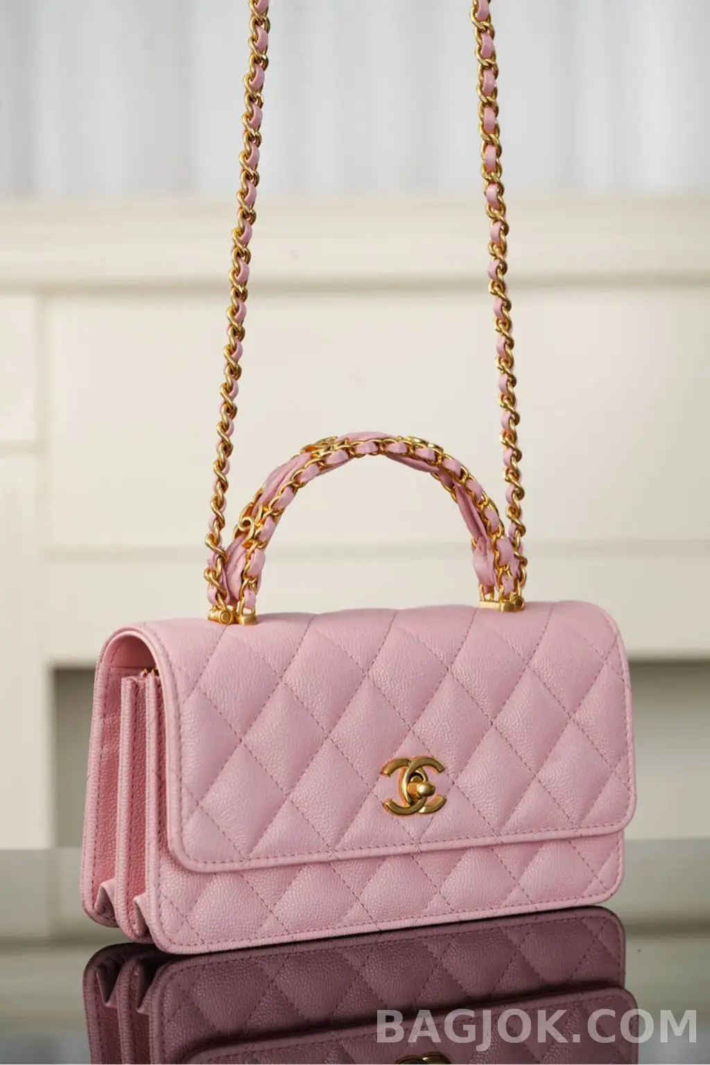 샤넬 CHANEL 25B 클래식 탑핸들 체인백 상세 이미지
