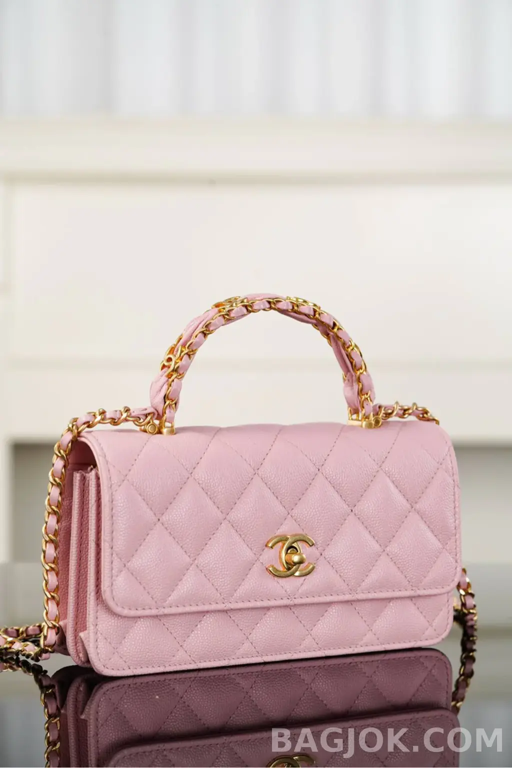샤넬 CHANEL 25B 클래식 탑핸들 체인백 상세 이미지