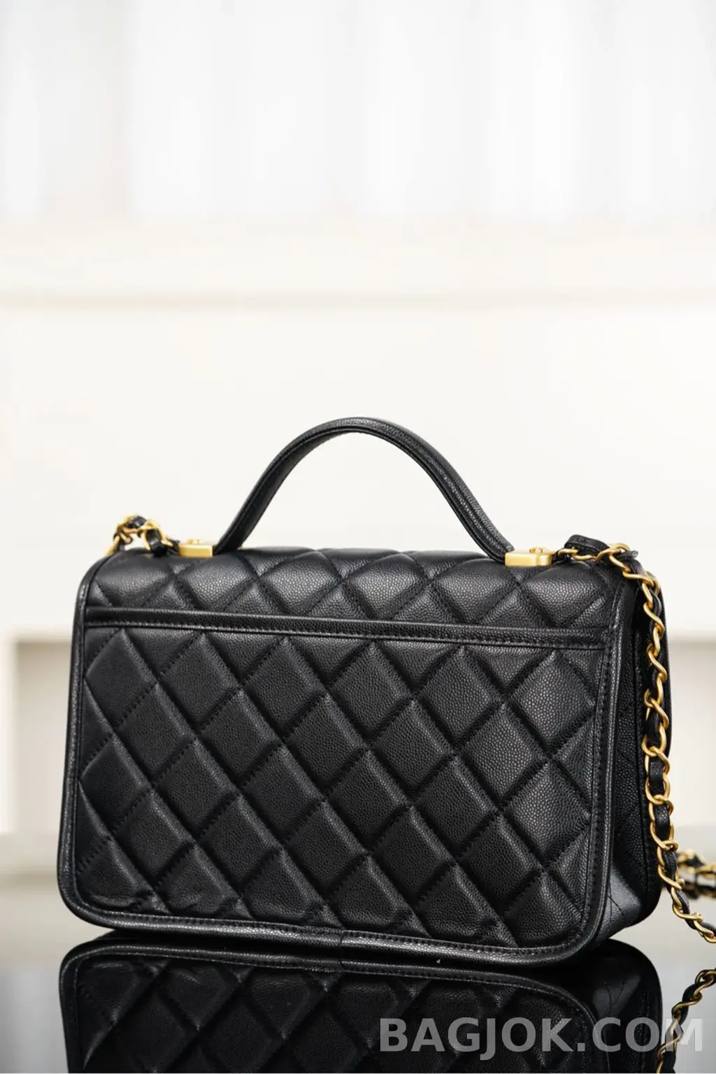 샤넬 CHANEL 25FW 탑핸들 플랩백 체인 클로버 상세 이미지