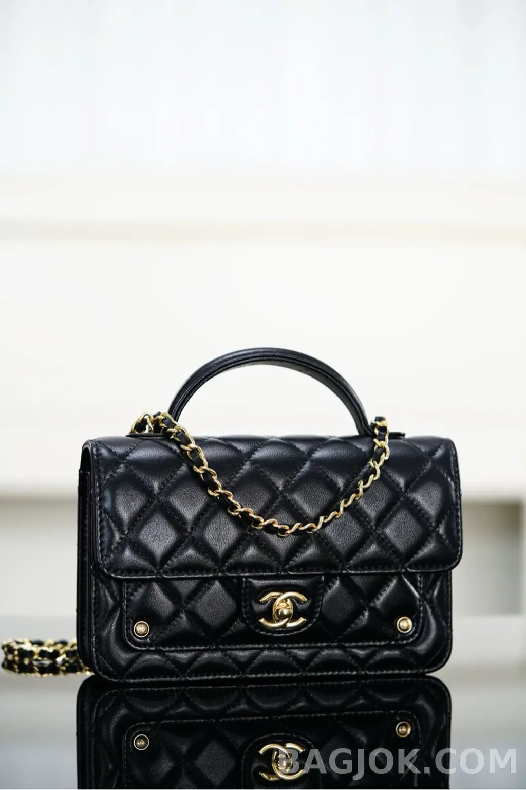 샤넬 CHANEL 클러치 체인 탑핸들 WOC 상세 이미지