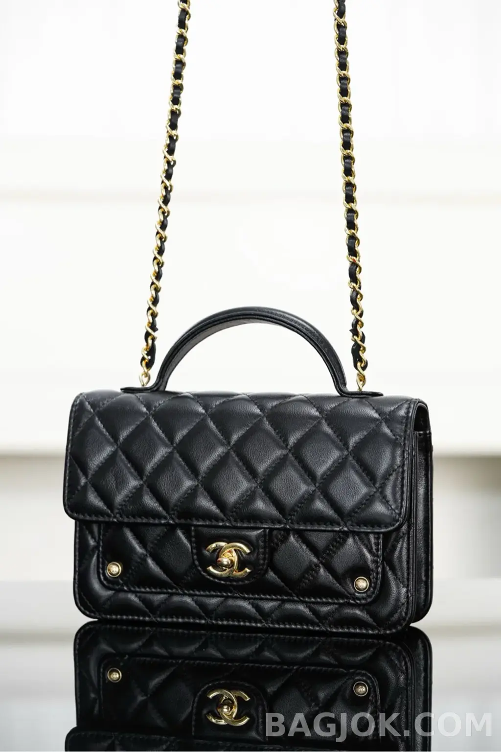 샤넬 CHANEL 클러치 체인 탑핸들 WOC 상세 이미지