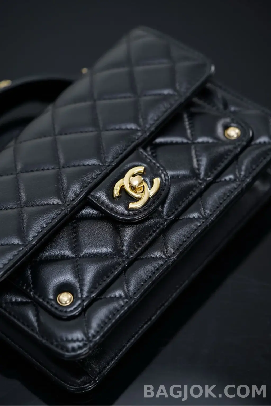 샤넬 CHANEL 클러치 체인 탑핸들 WOC 상세 이미지