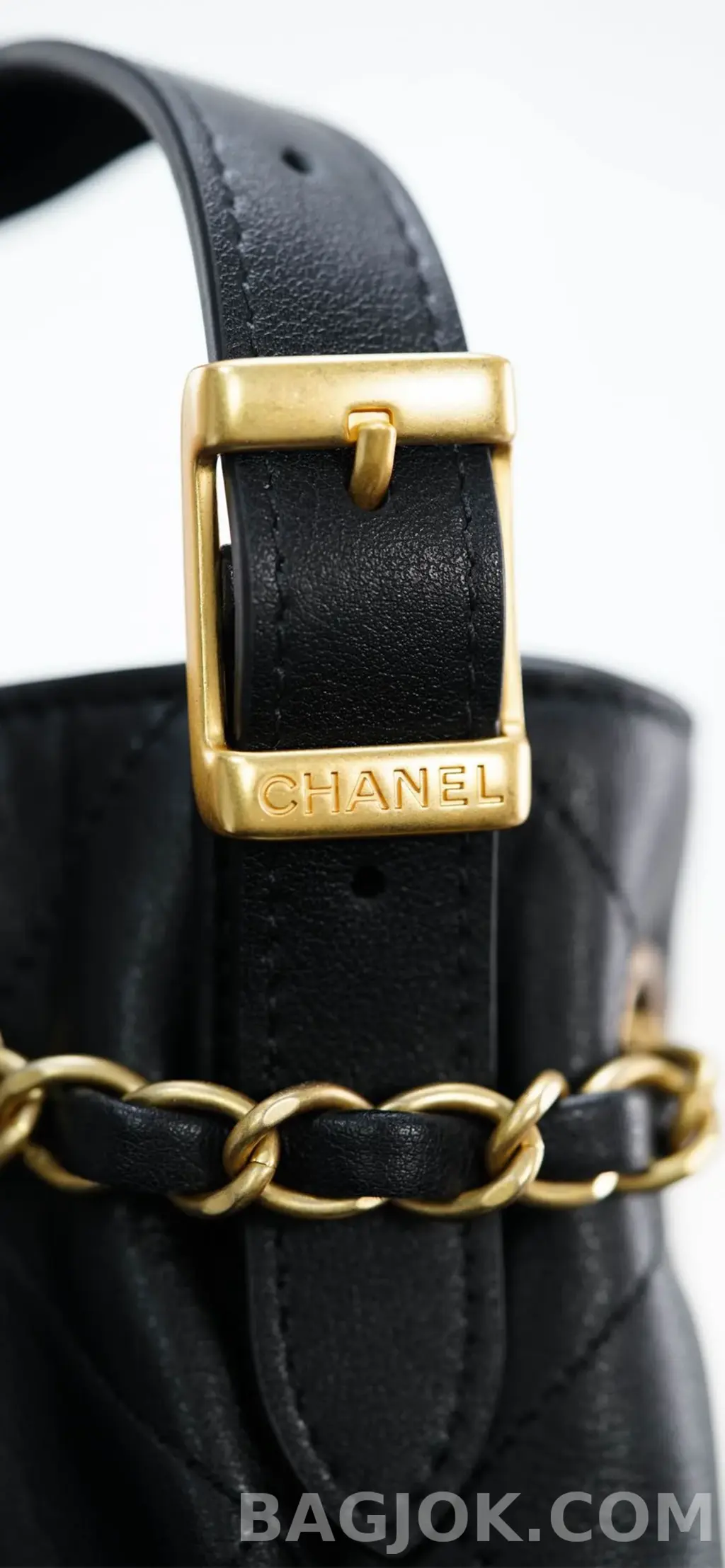 샤넬 CHANEL 25A 레더 쇼핑백 스몰 상세 이미지