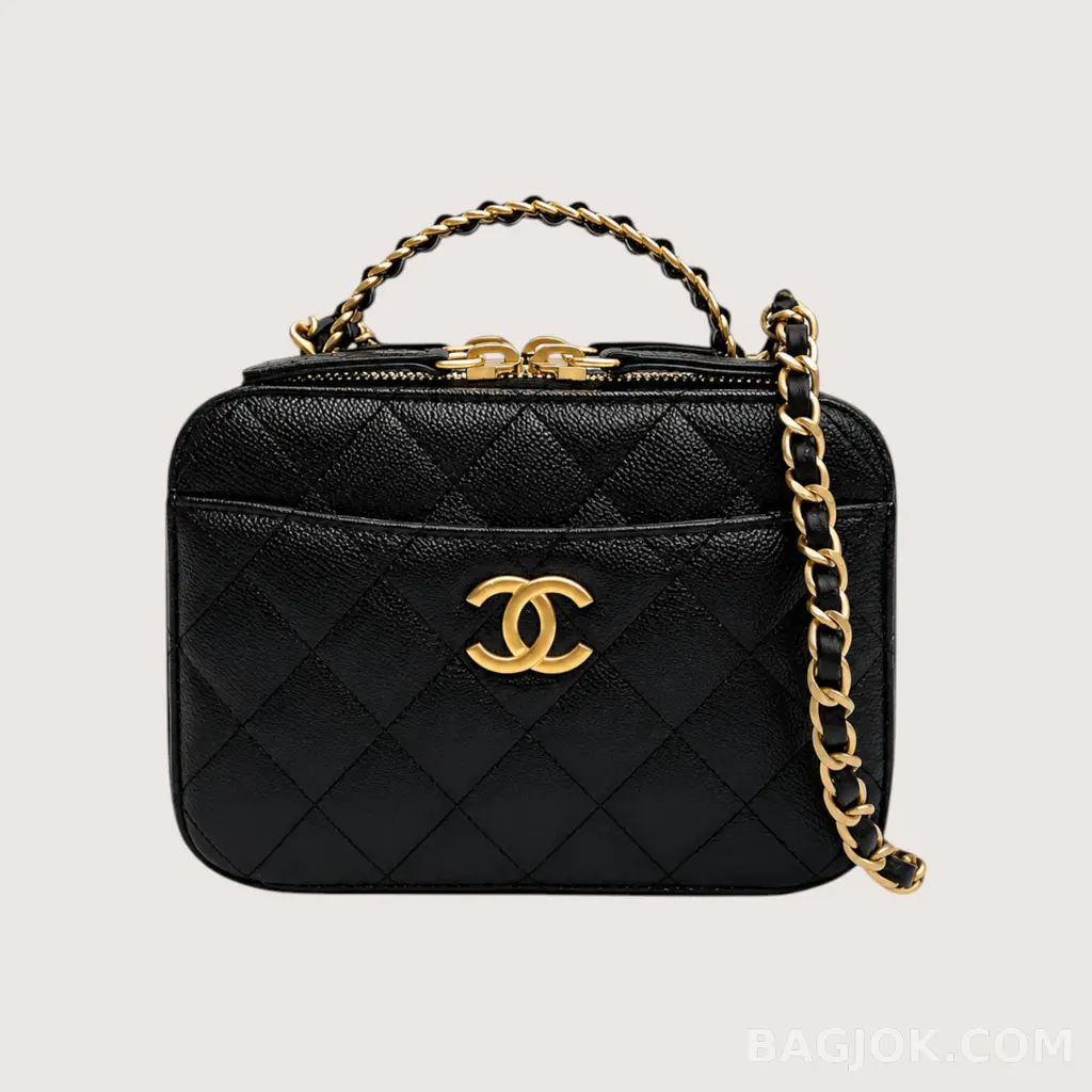 CHANEL 프론트 포켓 탑핸들 베니티백_대표이미지