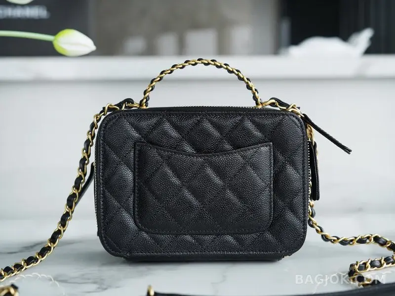 샤넬 CHANEL 프론트 포켓 탑핸들 베니티백 상세 이미지