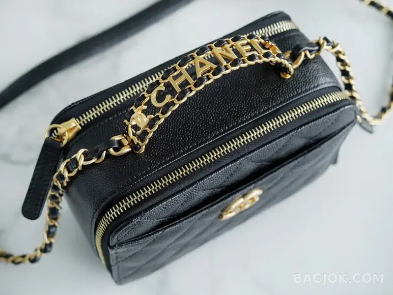 샤넬 CHANEL 프론트 포켓 탑핸들 베니티백 상세 이미지