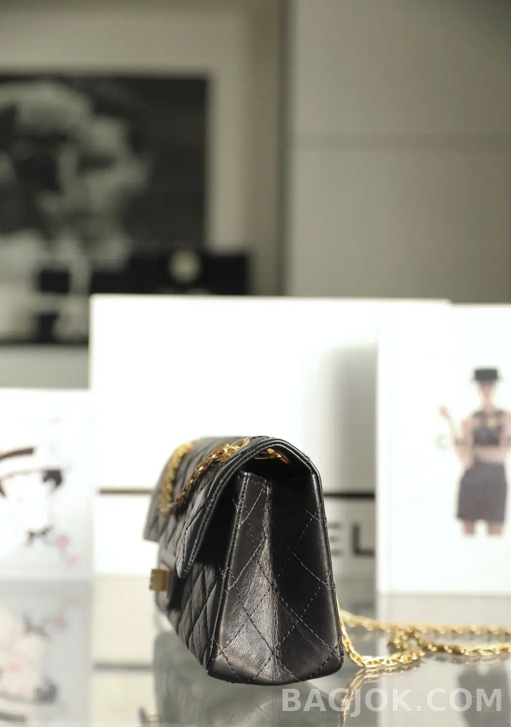 샤넬 CHANEL 2.55 리이슈 미니 상세 이미지