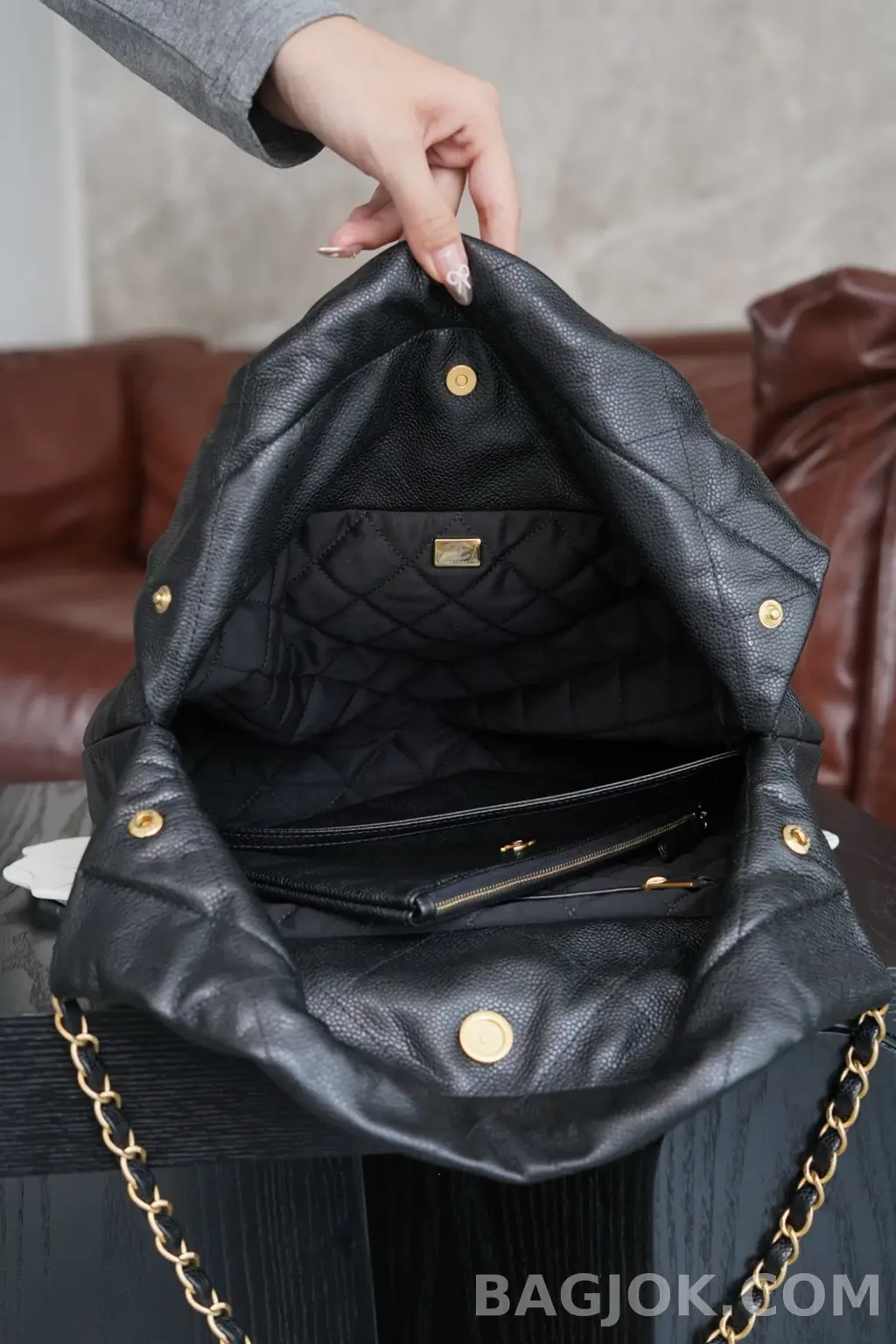 샤넬 Chanel 22백 캐비어 스몰 상세 이미지