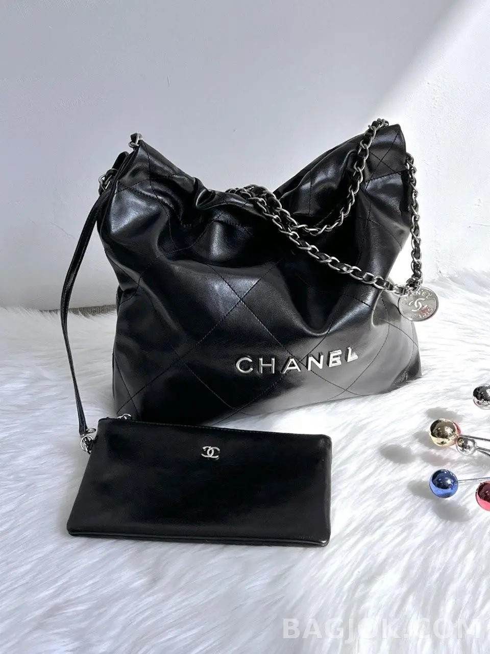 샤넬 Chanel 22백 캐비어 스몰 상세 이미지