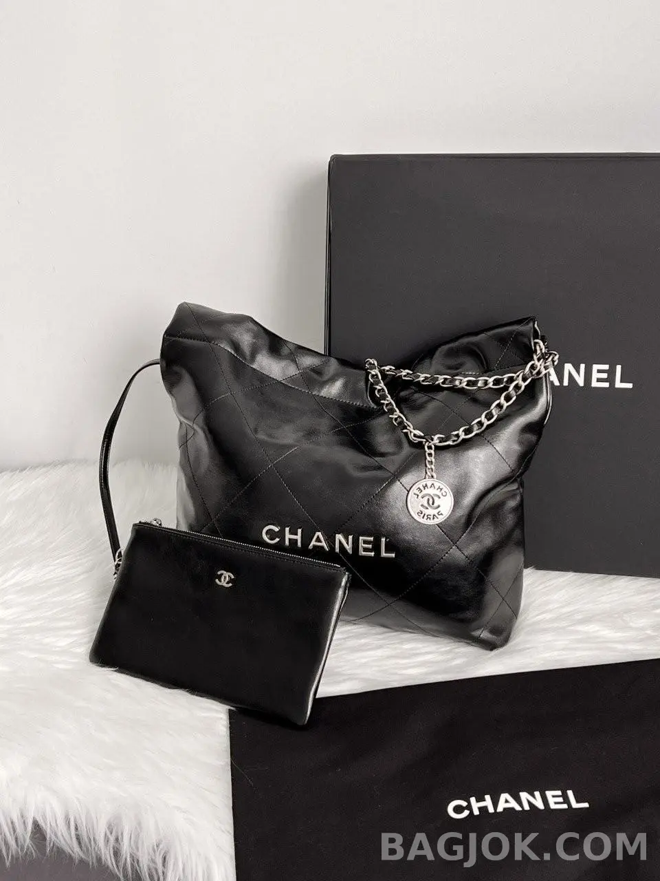 샤넬 Chanel 22백 캐비어 스몰 상세 이미지
