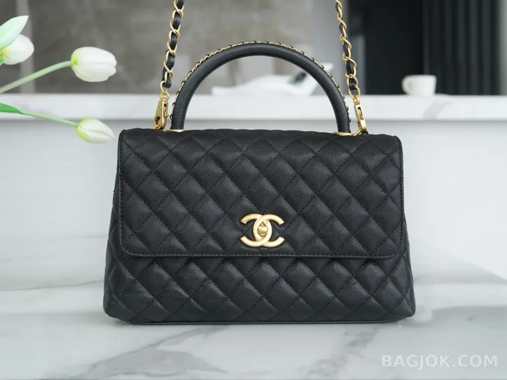 샤넬 Chanel 코코핸들 캐비어 미디움 오리지널 상세 이미지