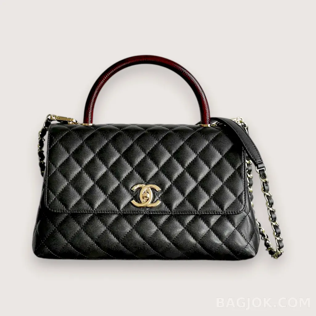 Chanel 코코핸들 캐비어 미디움 리자드_대표이미지