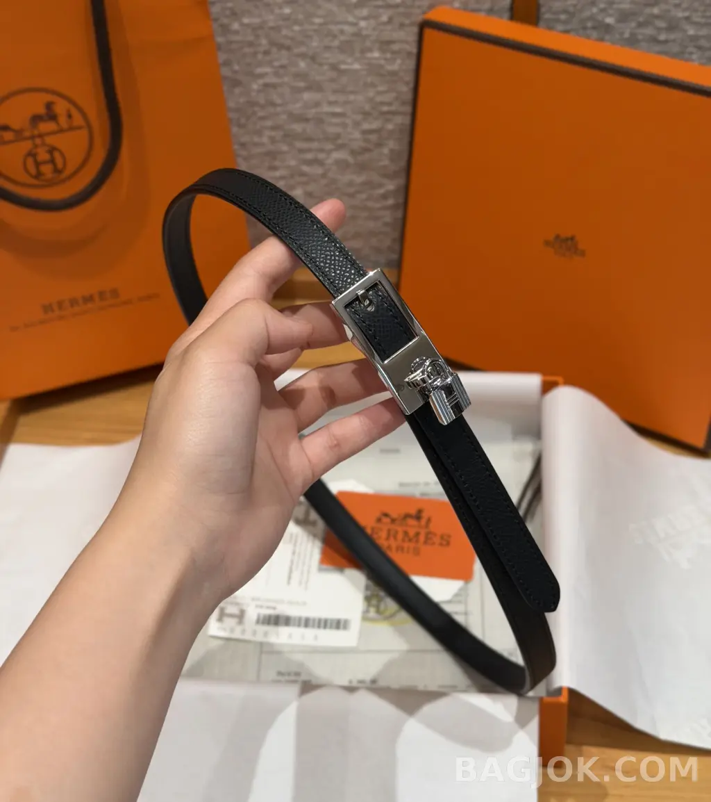 에르메스 에르메스 럭키 15mm 리버서블 벨트 실버버클 상세 이미지